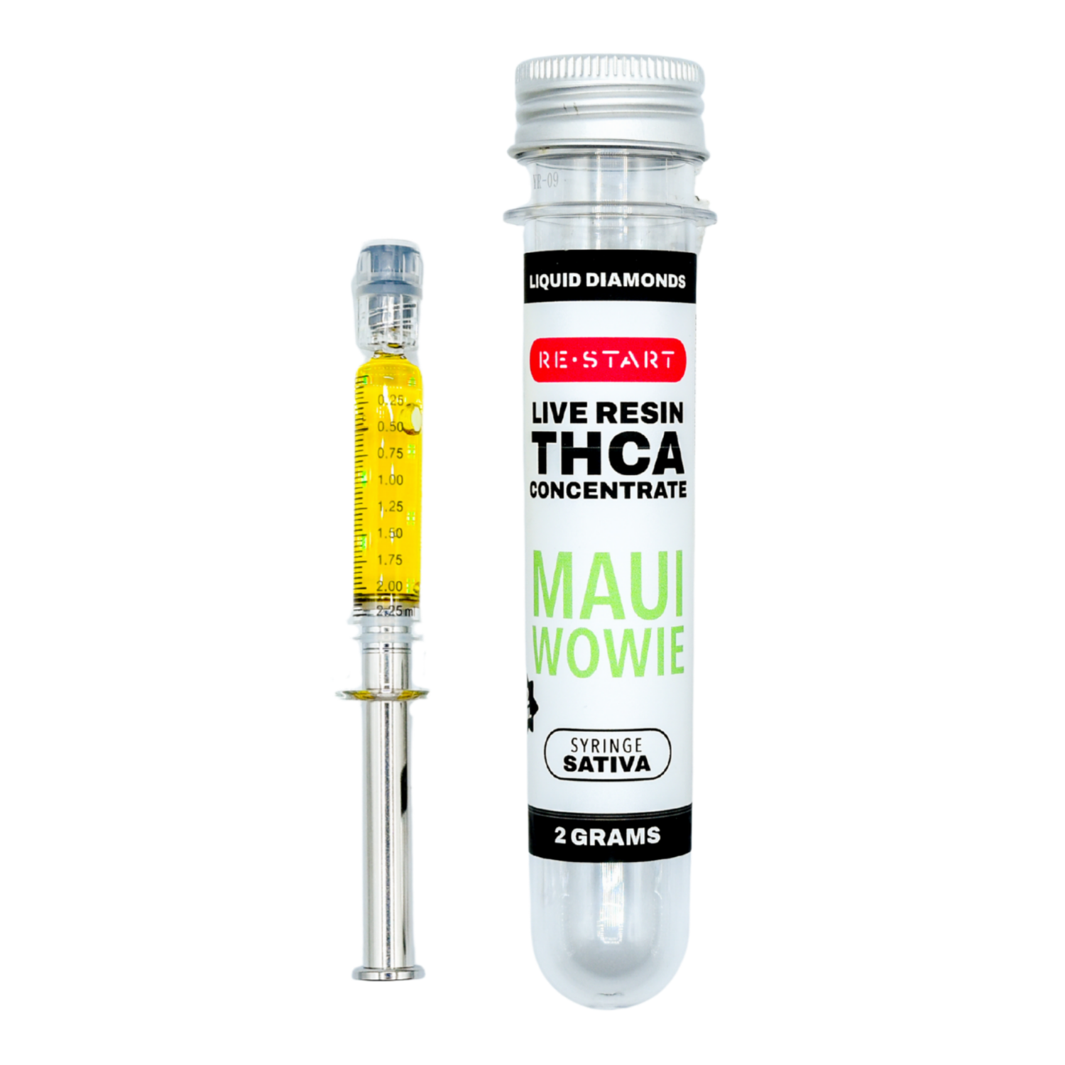 THCA Live Resin Dab Syringe (S) Maui Wowie + Free Accessory / 2mL/2G